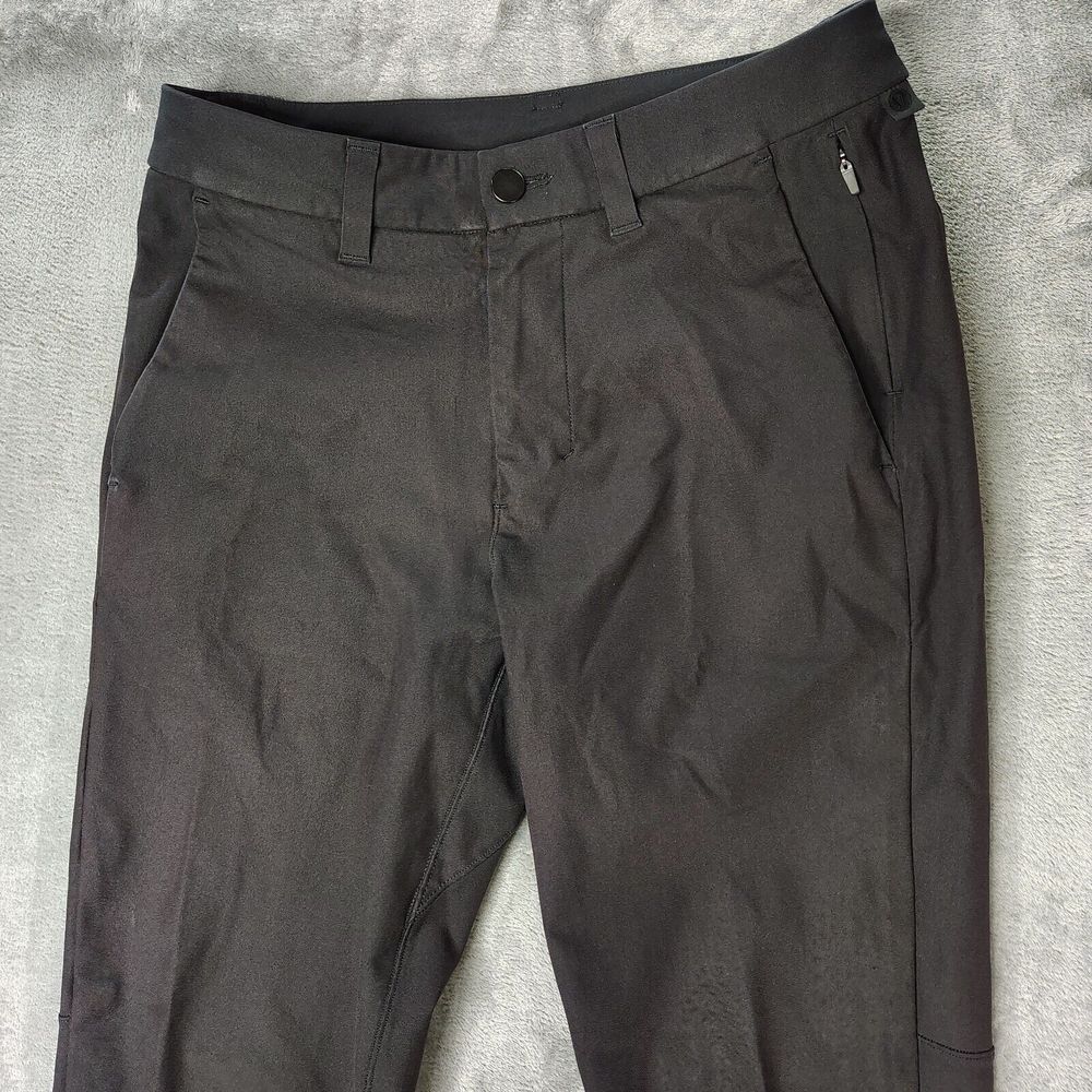 Lululemon ABC Warpstreme Pants Men's 28x30 Black Classic Fit 5 Pocket‎ Preppy